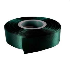 25 Yards / 23 Meters of Satin Ribbon 15mm in Multiple Colours Satin Ribbon Tying Gift Ribbon Wedding Trimming Crafts Apron Deco. Many Colours (Dark Green)