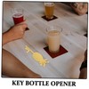 VILLFUL Pineapple Bottle Opener Keychain Beverage Bottle Opener Tool with