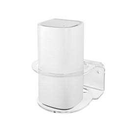 HOLACA Wall Mount Holder Compatible with Linksys Velop Pro WiFi 6E Mesh-System and TP-Link Deco X90 AX6600, Sturdy Acrylic Stand Bracket (1Pack)