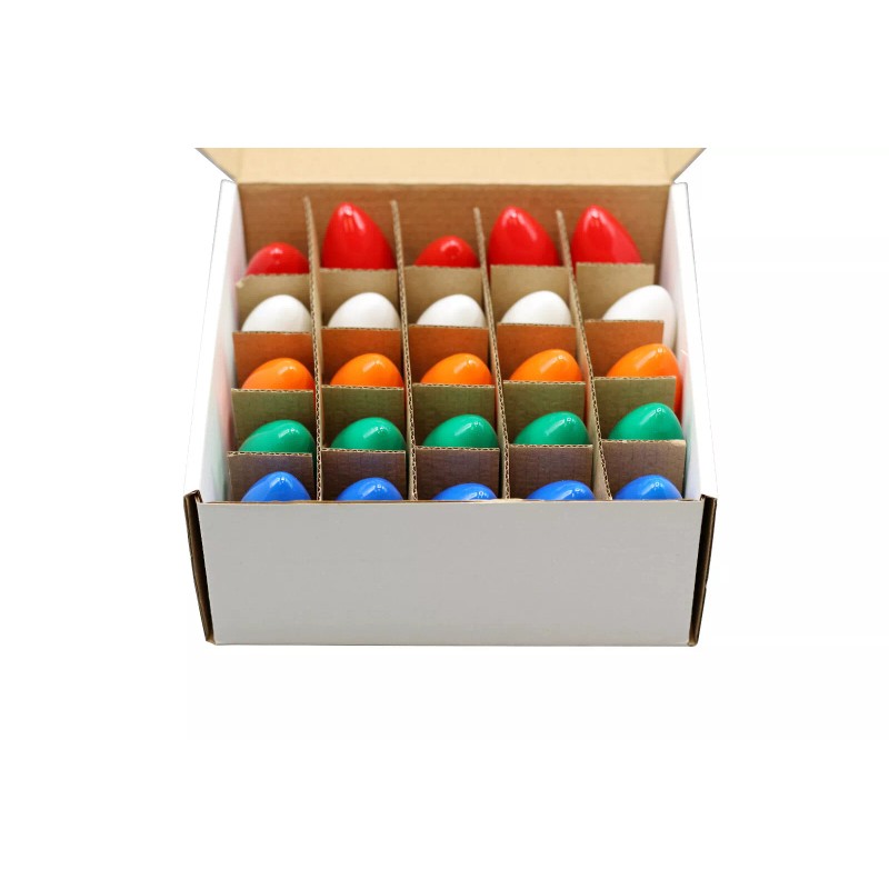 Creative Hobbies 25 Pack C7 LED Ceramic Multicolor Replacement Light