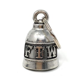 Bravo Bells FTW Bell - Biker Bell Accessory or Key Chain for Good Luck on The Road (Forever Two Wheels)