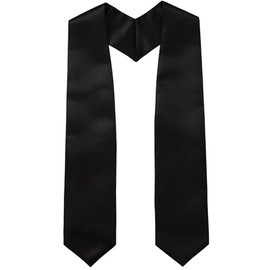 Newrara Graduation Stole (black)