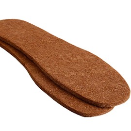 Soft Alpaca Wool Felt Winter Warm Shoe Boot Insoles - Natural Wool Felt Insert for Men and Women (Mens 10 or Womens 11)