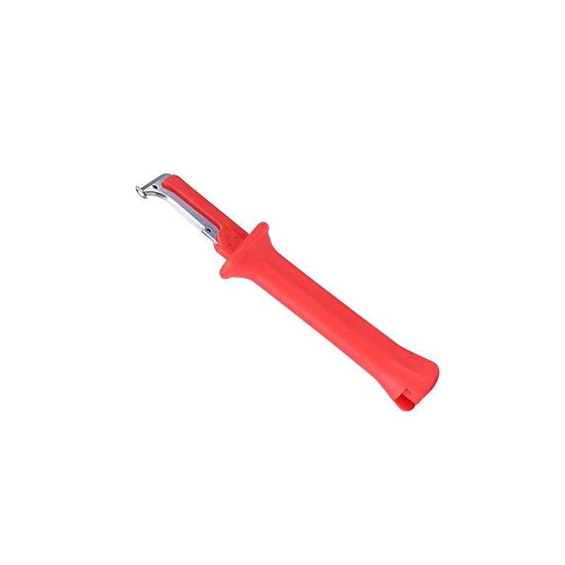 Cuchillo Pelacables Eléctrico de Seguridad, Aislamiento Rojo