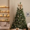 KI Store Champagne Extra Large Plush Velvet Bows 42cm Christmas