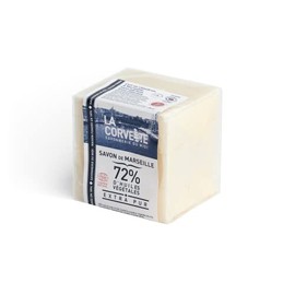 La Corvette  Jabón Orgánico Extra Puro Envuelto en Cubo Hipoalergenico, Hecho 100 de Aceites Vegetales Puros, Sin Parabenos, 200 g.                   