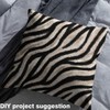 Zebra Skin Pattern Fabric by The Yard for Chairs African