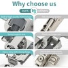 20 Pack 1 1/2" Overlay 3D Soft Close Hinges for