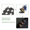 Miniature Magnetic Self-adhensive Round Bases for Wargames Flexible Sticky Magnets