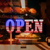 USA Flag 40"x14" Extra Large LED Open Signs for Business