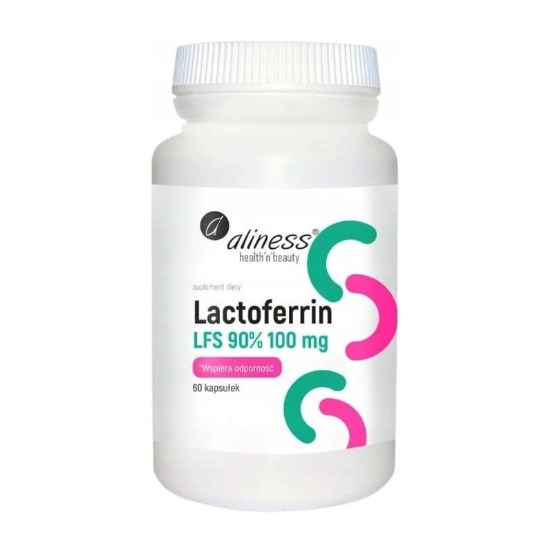 Aliness Lactoferrin Capsules for Liver & Bones Health - LFS