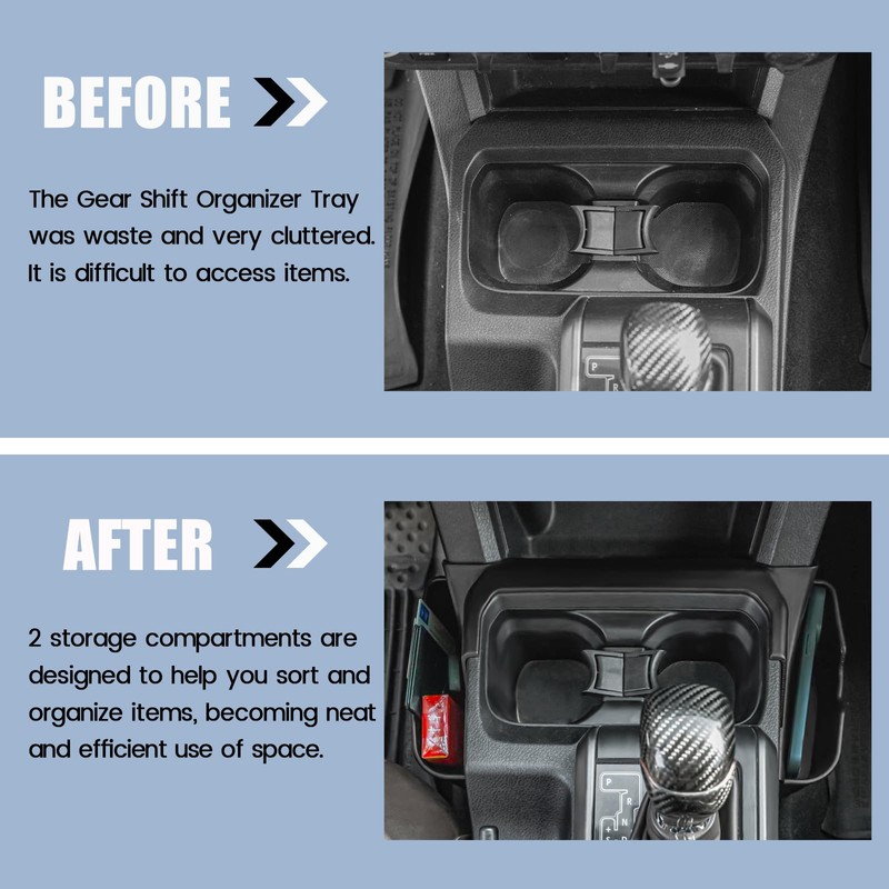 Neepiar Center Console Gear Shift Storage Box Compatible with Toyota