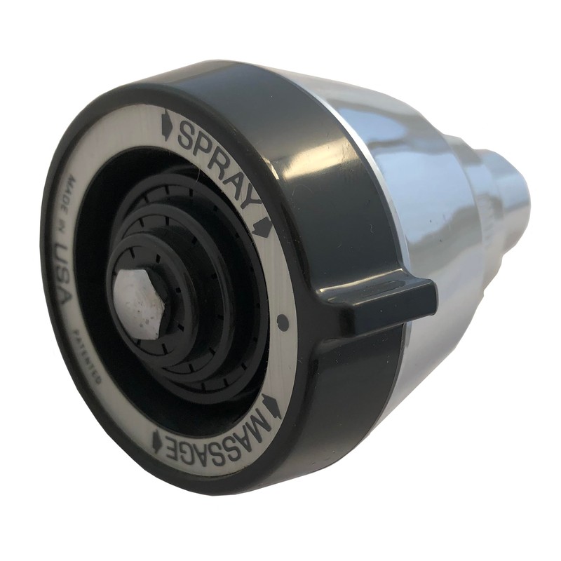 Spray Shower Massage Showerhead Chrome Twist Duo Action Multi Function