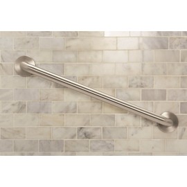 Moen R8718D3GOWB Bathroom Safety Ultima 18-Inch Designer Bathroom Grab Bar with Curl Grip, Old World Bronze