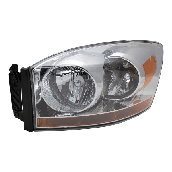Left Headlight Assembly Drivers Side Compatible with 2006-2008 Dodge Ram