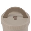Insulated Food Container Beige 316 Stainless Steel Round Sealed Leak