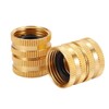 Hanobo Garden Hose Quick Aluminium Fitting Connector, Double Ends Female