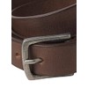 JACK & JONES Jacian Men's Leather Belt, Brown Stone, 105