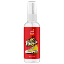 Good Salt Life Sneak Attack Odor Reducer - For Use on Sneakers, Gym Bags, and Sports Equipment - Compact Bottle for Travel - Effective Surface Freshener, 3.4 oz - 1 Pack