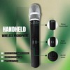 MUSYSIC U2HL 2-Channel Professional UHF Handheld & Lapel/Lavalier & Headset