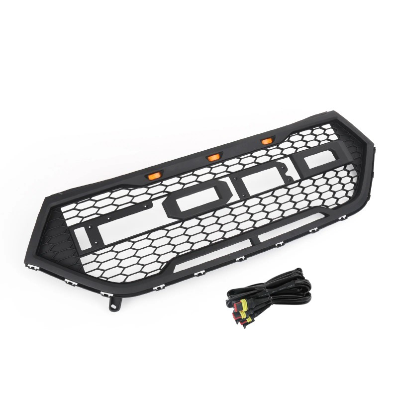 Black Raptor Style Front Bumper Grill Upper Grille for Ford