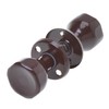 Aqbau® Door Knob, Rotatable on Round Rosette Button Push Knob