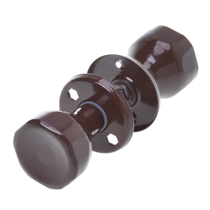 Aqbau® Door Knob, Rotatable on Round Rosette Button Push Knob