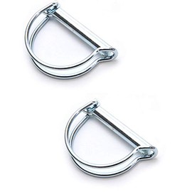 cyclingcolors 2 x Folding Pipe Pins Diameter 10 mm x Length 45 mm Pipe Folding Pin Motorcycle Tractor Trailer
