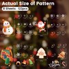 DKTIE Christmas Window Stickers, Navidad Snowflake Window Clings Stickers for