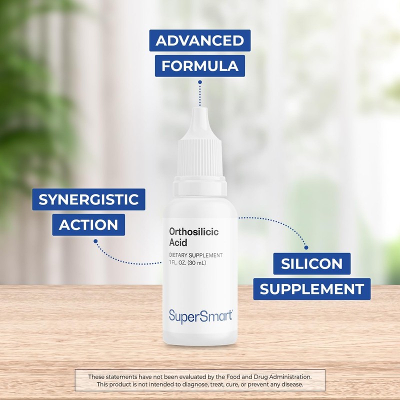Supersmart - Orthosilicic Acid (Advanced Formula) - Silicon Supplement -