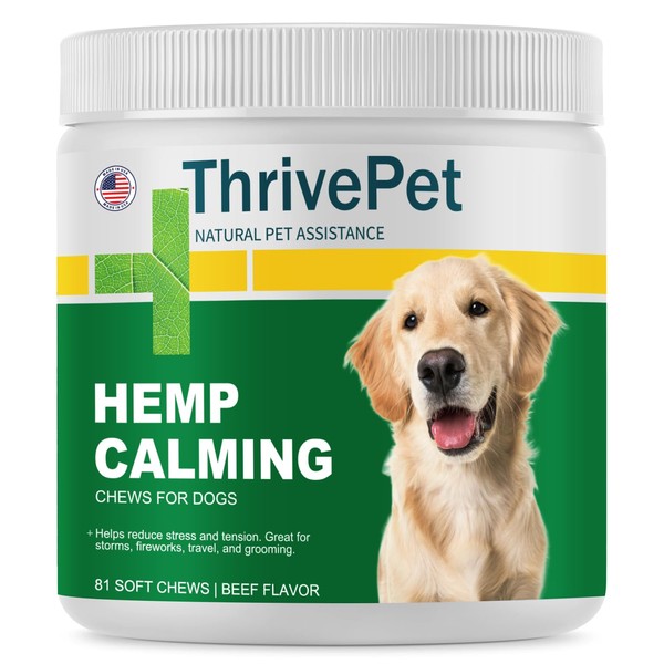 ThrivePet Hemp Calming Chews for Dogs - 81 Count |