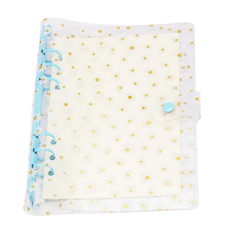 A5 6-Ring Cute Binder Cover PVC Floral A5 Planner Cover