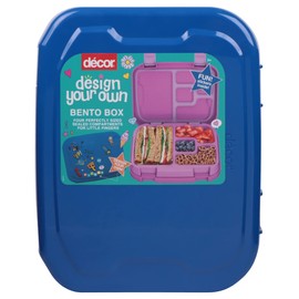 Decor Bento 4 Compartment Lunch Box, Assorted