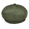 BOTVELA Men's 8 Piece Newsboy Flat Cap 100% Cotton Gatsby