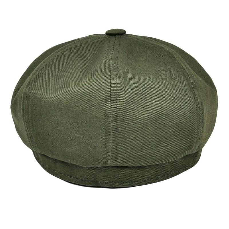 BOTVELA Men's 8 Piece Newsboy Flat Cap 100% Cotton Gatsby