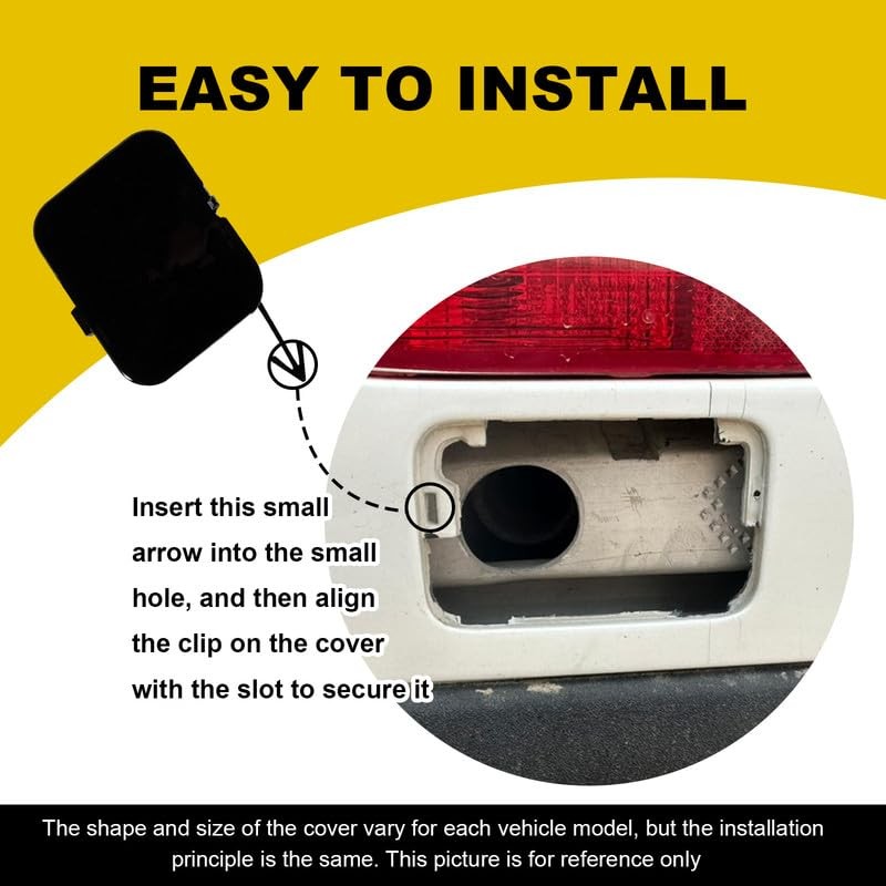 Goholy Car Front Bumper Tow Hook Cover Compatible with Nissan