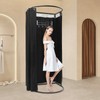 Fitting Room Clothing Store with Shading Curtain,Portable Temporary Mobile Privacy