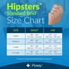 TIDI Posey Hipsters, Unisex, Large – Washable, Comfortable & Low-Profile