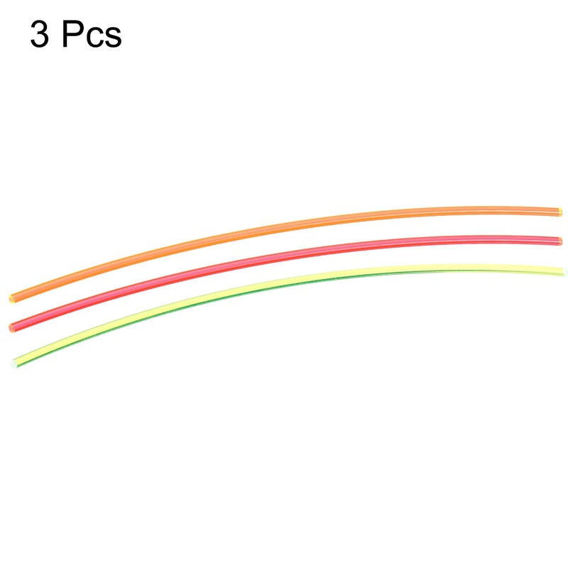 sourcing map Fiber Optic Rods PMMA 3mmx15cm for Sight Filament