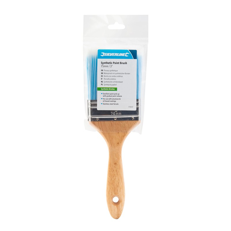 Silverline Synthetic Paint Brush 75mm / 3" (718107)
