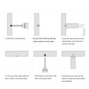 sourcing map 6mm Drill Center for Dowel and Tenon, Stainless