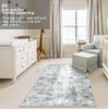 Capslpad Machine Washable Rug, Modern Abstract 3x5 Grey Area Rug,