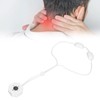 Mini Pendant Shape Neck Massager Electric Pulse Hot Compress Intelligent