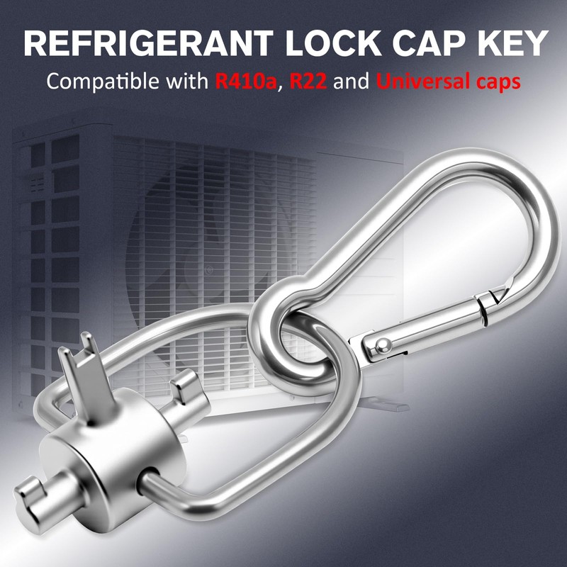 Liliaafar 4 Pack HVAC Tools Locking Cap Keys for R22