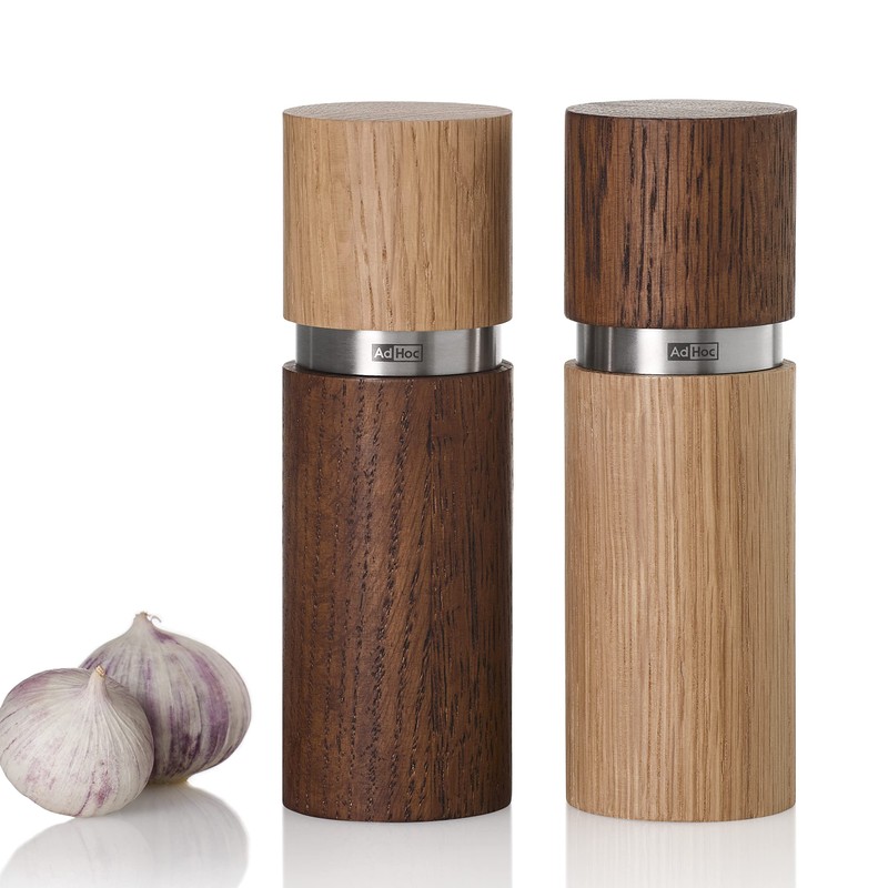 AdHoc MP410 Textura Pepper and Salt Mill Set, CeraCut® Ceramic