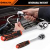 REALTEK 100 Piece Mechanic Tool Set, Car Tool Kit, Cr-V