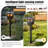 4 Pack Solar Owl Animal Repeller Outdoor for Raccoon, Deer