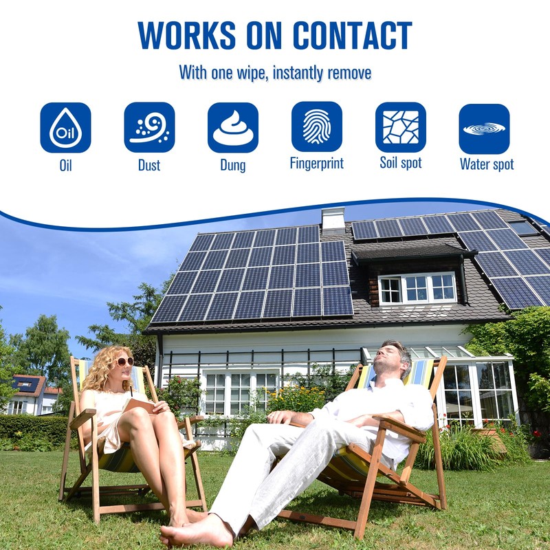Teexpert Solar Panel Cleaner (1Gallon Makes 600 Gallons), Ultra Concentrated