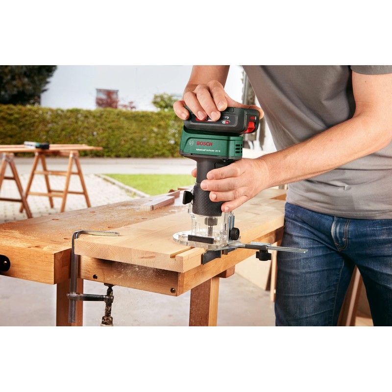 Bosch 1x Rollenführung (für Bosch Advanced TrimRouter 18V-8, Zubehör Fräse)