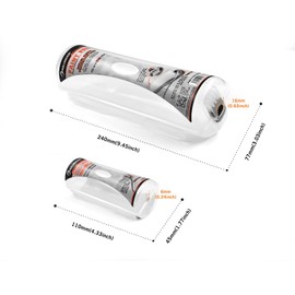 ROLLINGDOG Roller Sleeve Protective Case Set-Keeps Rollers Moist and Prevents Paint from Smudging (with one 9inch and Two 4inch)